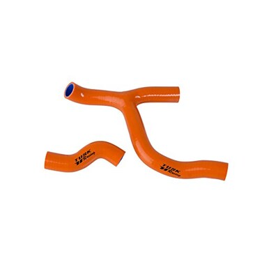 Tusk Radiator Hose Kit Orange Compatible with KTM 350 SXF 20112015350 XCF 20112015250 SXF 20132015