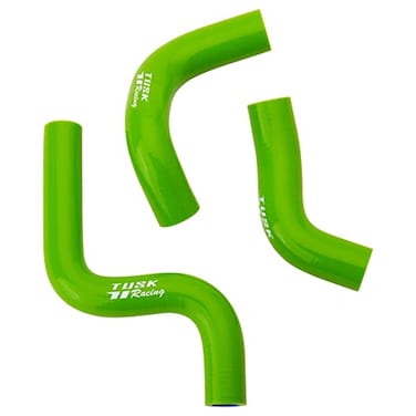 Tusk Radiator Hose Kit Green Compatible with Kawasaki KX112 20222026KX85 20142026KX100 20142021