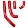 Tusk Radiator Hose Kit Red Compatible with Honda CRF450R 20212026