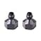 DazzyD Female AN10 10AN To AN6 6AN Male Flare Reducer Fitting Adapter Black 2 Pieces
