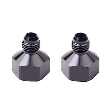 DazzyD Female AN10 10AN To AN6 6AN Male Flare Reducer Fitting Adapter Black 2 Pieces