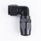 AC PERFORMANCE 16 AN 90 Degree Low Profile Forged Swivel Elbow Hose End Fitting Aluminum Black