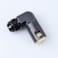 AC PERFORMANCE 90 Degree 38 Female EFI Electronic Fuel Injection PushOn Quick Connect Adaptor to 8 AN Fuel LineRail Hose Fitting Aluminum Black