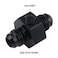 EVIL ENERGY 6AN Male to 6AN Male Flare Union Coupler with 18 NPT Gauge Port Fitting Adapter 2PCS