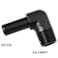Podavelle 34 NPT Male to 34 Hose Barb Fitting Adapter 90 Degree Elbow Aluminum Black