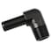 Podavelle 34 NPT Male to 34 Hose Barb Fitting Adapter 90 Degree Elbow Aluminum Black