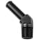 Podavelle 12 NPT Male to 58 Hose Barb Fitting Adapter 45 Degree Elbow Aluminum Black