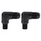 EVIL ENERGY 6AN to 18 NPT Male 90 Degree Fitting Adapter Aluminum 2PCS