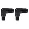 EVIL ENERGY 6AN to 18 NPT Male 90 Degree Fitting Adapter Aluminum 2PCS