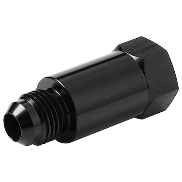 Podavelle 8AN Female to AN8 Male Inline Roll Over Breather Vent Valve Fitting Aluminum Black