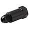 Podavelle 8AN Female to AN8 Male Inline Roll Over Breather Vent Valve Fitting Aluminum Black