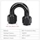 EVIL ENERGY 10AN Female to 10AN Female 180 Degree Swivel Coupler Union Fitting Adapter Aluminum Black