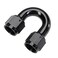 EVIL ENERGY 6AN Female to 6AN Female 180 Degree Swivel Coupler Union Fitting Adapter Aluminum Black