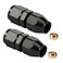 EVIL ENERGY 8AN Female Flare to 12 Compression Hardline Fitting Aluminum Black 2PCS