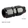 EVIL ENERGY 8AN Female Flare to 12 Compression Hardline Fitting Aluminum Black 2PCS
