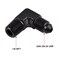 EVIL ENERGY 3AN to 18 NPT Male 90 Degree Fitting Aluminum Balck 2PCS