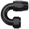 Podavelle 16AN 180 Degree Elbow Hose End Fitting Swivel Aluminum Black