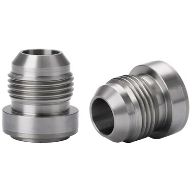 Podavelle 10AN Male Steel Weld On Bung Fitting Adapter 2PCS