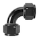 EVIL ENERGY 16AN Female to 16AN Female 90 degree One Piece Full Flow Swivel Coupler Fitting Union Adapter Aluminum