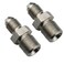 KRD PERFORMANCE 2 PCS Stainless Steel Male Flare 3 AN to M12 x 10 Metric Inverted Thread Pipe Brake Line Fitting Adapter