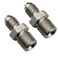 KRD PERFORMANCE 2 PCS Stainless Steel Male Flare 3 AN to M12 x 10 Metric Inverted Thread Pipe Brake Line Fitting Adapter