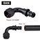 EVIL ENERGY 8AN 90 Degree Push Lock Hose Fitting End Black 4PCS