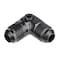 EVIL ENERGY 8AN Male to 8AN 90 Degree Male Flare Union Coupler with 18 NPT Gauge Port Fitting Adapter