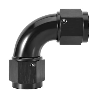 EVIL ENERGY 10AN Female to 10AN Female 90 Degree One Piece Full Flow Swivel Coupler Union Fitting Adapter Aluminum