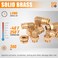 Ailbiuko Brass DOT PLC Male Elbow Fitting 58 Tube x M2215 Replace for Volvo 203784492 Pcs