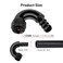 EVIL ENERGY 12AN 150 Degree Push Lock Fitting One Piece Full Flow Hose End