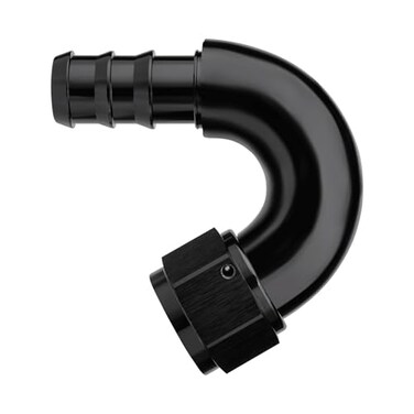 EVIL ENERGY 12AN 150 Degree Push Lock Fitting One Piece Full Flow Hose End