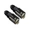 AC PERFORMANCE 6 AN Male to 38 SAE Quick Disconnect Female Push on EFI Fuel Rail Fitting Adapter Aluminum Black Pack of 2