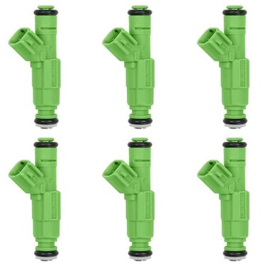 Gledewen Fuel Injector 4 Holes 6Pcs Replacement for 20012007 Chrysler Town Country Voyager Dodge Caravan Grand Caravan 33L V6 Replace 0280156007 81212141 04861454AA