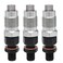 munirater 3Pack Fuel Injectors Replacement for Kubota D722 D782 D902 Engine 1600153000