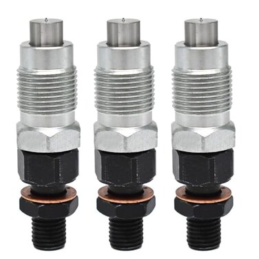 munirater 3Pack Fuel Injectors Replacement for Kubota D722 D782 D902 Engine 1600153000