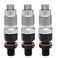 munirater 3Pack Fuel Injectors Replacement for Kubota D722 D782 D902 Engine 1600153000