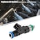 X AUTOHAUX 4 Pcs 0280158254 AE8E9F593AA Car Fuel Injector for Ford Fiesta 16L 20112012