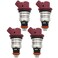 GEBANMR 804528 4pcs Set Fuel Injectors Replacement for Mercury Mariner Outboard Optimax 37001 7590115200225