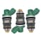 JESBEN 1571087J00 3pcs Fuel Injectors 2 Holes Replacement for Suzuki Outboard DF40 DF50 19992010 1571087J00