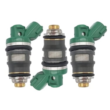 JESBEN 1571087J00 3pcs Fuel Injectors 2 Holes Replacement for Suzuki Outboard DF40 DF50 19992010 1571087J00