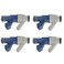 MACHSWON Fuel Injector Set of 4 028015624006A906031AC0280155995 Compatible with Volkswagen Golf Compatible with Jetta Beetle