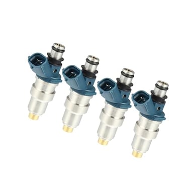 INFINAUTO Fuel Injector for Toyota Tacoma 19951999 24L Metal Silver Tone 4pcs