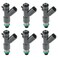 JDMON 6pcs Fuel Injectors Compatible with 30L 35L 37L V6 20072020 Replacement for FJ982 1591046 16450R070A01 16450R70A01