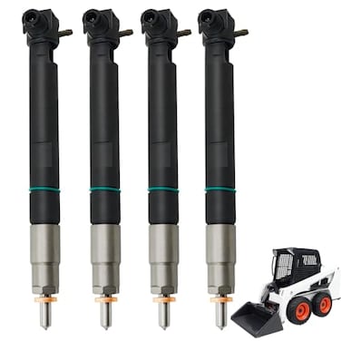 VANPERT 4PCS 28337917 7275454 40090300074D Fuel Injectors with Seal Compatible with Delphi Doosan D24 D18 Fit for Bobcat E32 E35 E42 E45 E50 E55 E85 S450 S510 S550 S570 T450 T550 T590