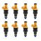 Lumista Set of 8 Fuel Injectors Part Number 0280150943 9F593D5A