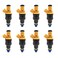 Lumista Set of 8 Fuel Injectors Part Number 0280150943 9F593D5A
