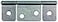 JR Products 70635 NonMortise Hinge Satin Nickel 35 x 15 x 12