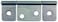 JR Products 70635 NonMortise Hinge Satin Nickel 35 x 15 x 12