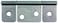 JR Products 70635 NonMortise Hinge Satin Nickel 35 x 15 x 12