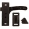 JR Products 0611865 Black BiDirectional Screen Door Latch